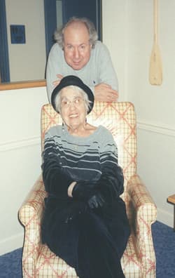 Charlie Morrow and his mother Laura Morrow, MD. Photo: Mari Ellen Morrow, 2002