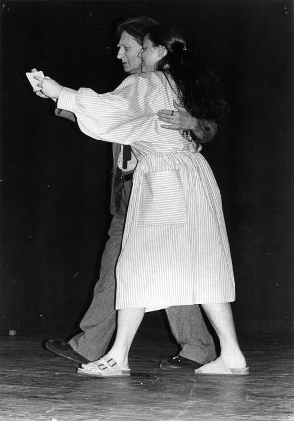 Jackson Mac Low and Anne Tardos (Photo: Erling J. Pedersen, 1985)
