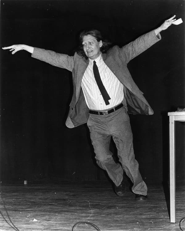 Jackson Mac Low (Photo: Erling J. Pedersen, 1985)
