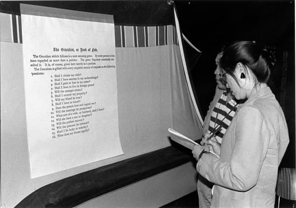 The Oraculum, or Book of Fate (Photo: Jytte Jørgensen, 1985)
