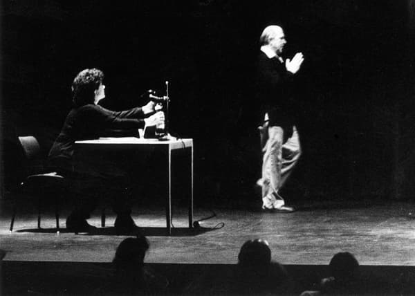 Ann Noël and Emmett Williams (Photographer unknown, 1985)

