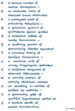 Score for alphabet word game part 2
