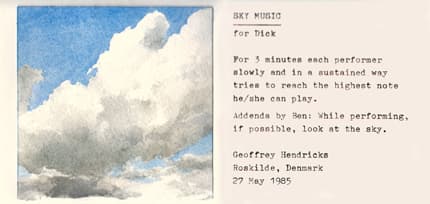 Geoffrey Hendrics, _Sky Music_ score